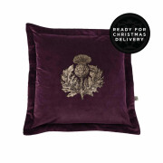Colour Black & Pale Gold on Aubergine