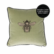 Colour Black & Pale Gold on Sage