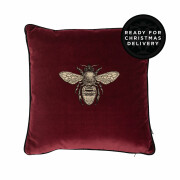 Colour Black & Pale Gold on Burgundy