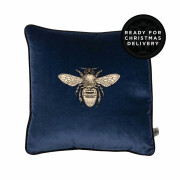Colour Black & Pale Gold on Navy