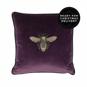 Colour Black & Pale Gold on Aubergine