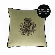 Colour Black & Pale Gold on Sage