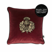 Colour Black & Pale Gold on Burgundy