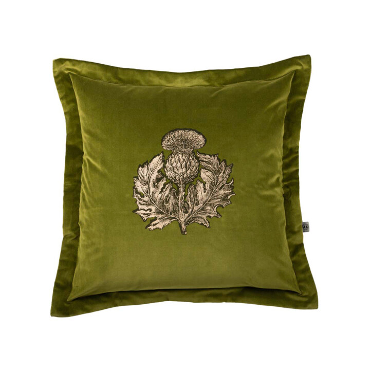 Thistle Velvet Cushion / image 1