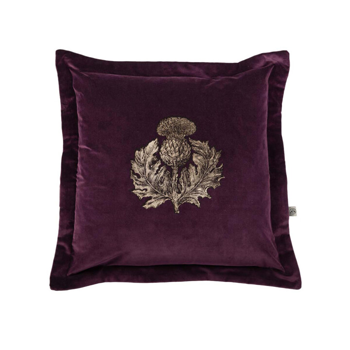 Thistle Velvet Cushion / image 1