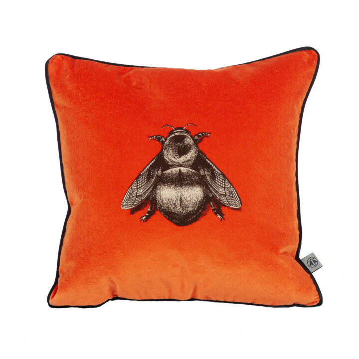 Small Napoleon Bee Velvet Cushion / image 1