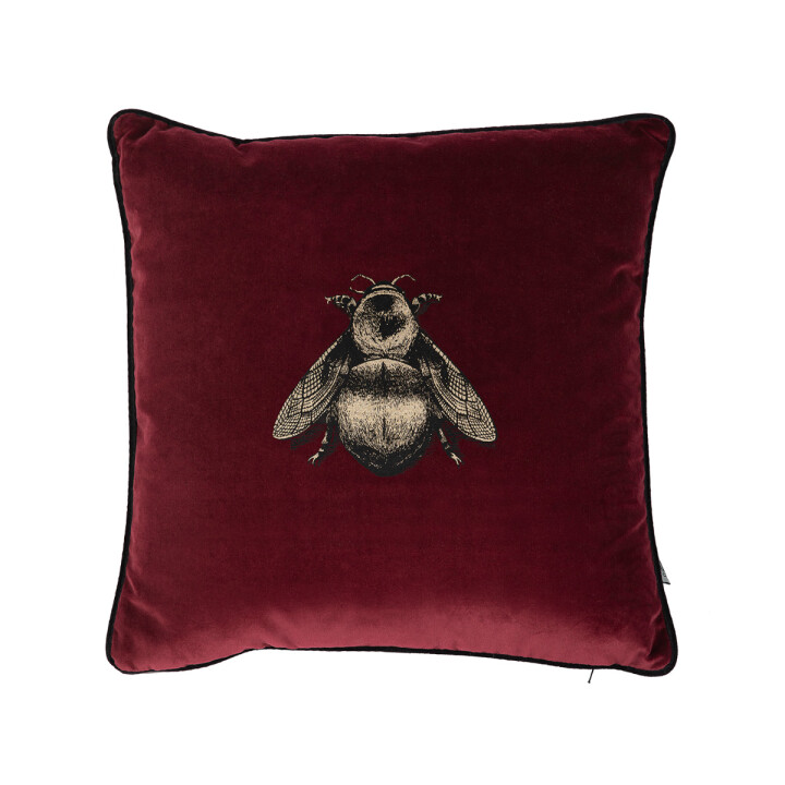 Small Napoleon Bee Velvet Cushion / image 1