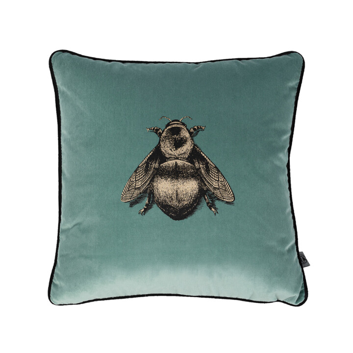 Small Napoleon Bee Velvet Cushion / image 1