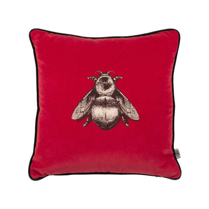 Small Napoleon Bee Velvet Cushion / image 1