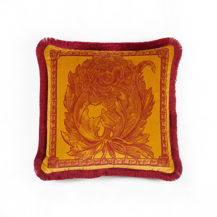 Tudor Rose Limited Edition Fringed Cushion / image 1