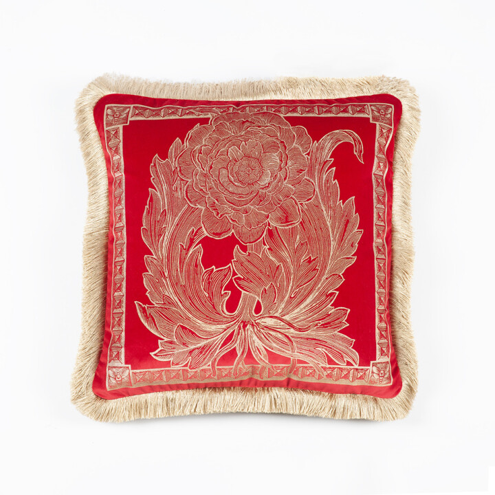 Tudor Rose Limited Edition Fringed Cushion / image 1