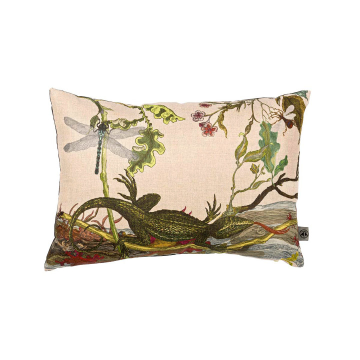 Lizard Linen Cushion / image 1
