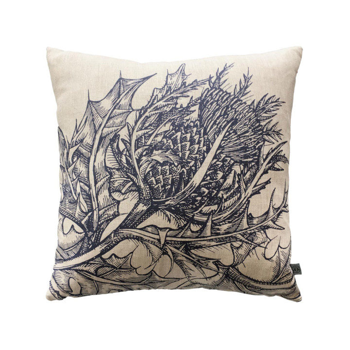 Thistle Linen Cushion / image 1