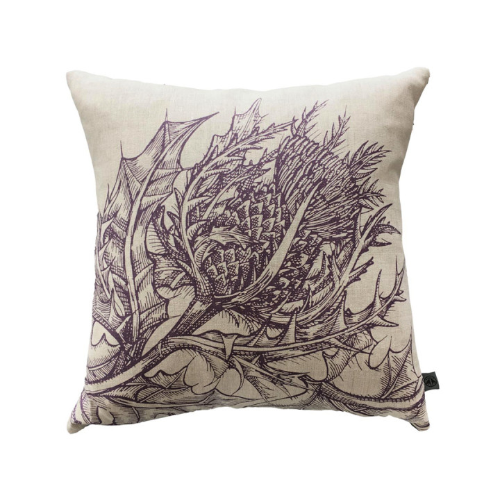 Thistle Linen Cushion / image 1