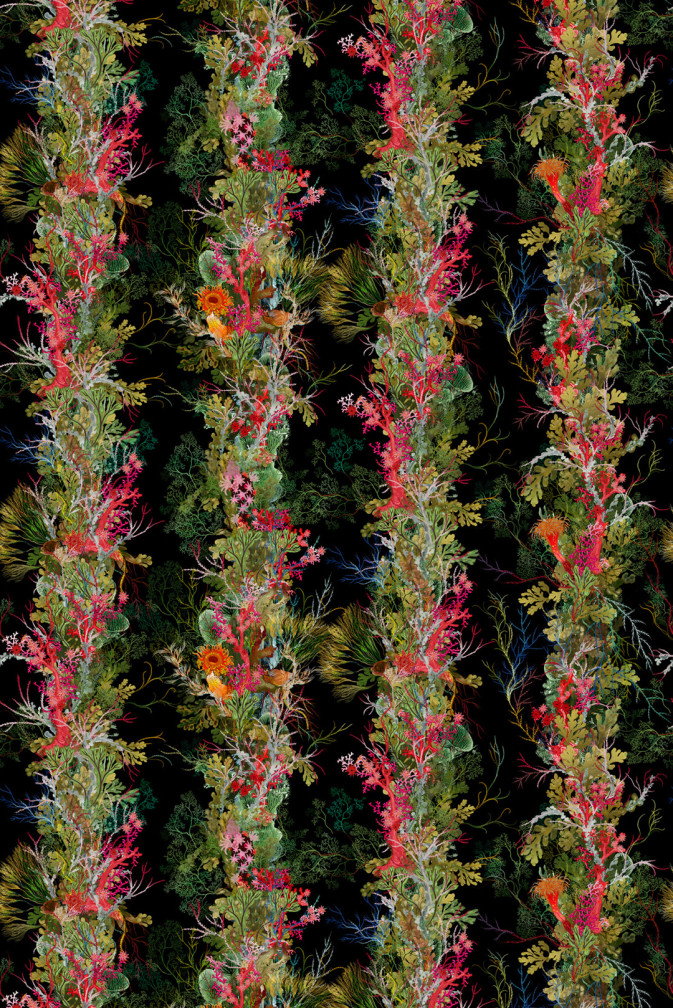 Seaweed Column Wallpaper / image 1