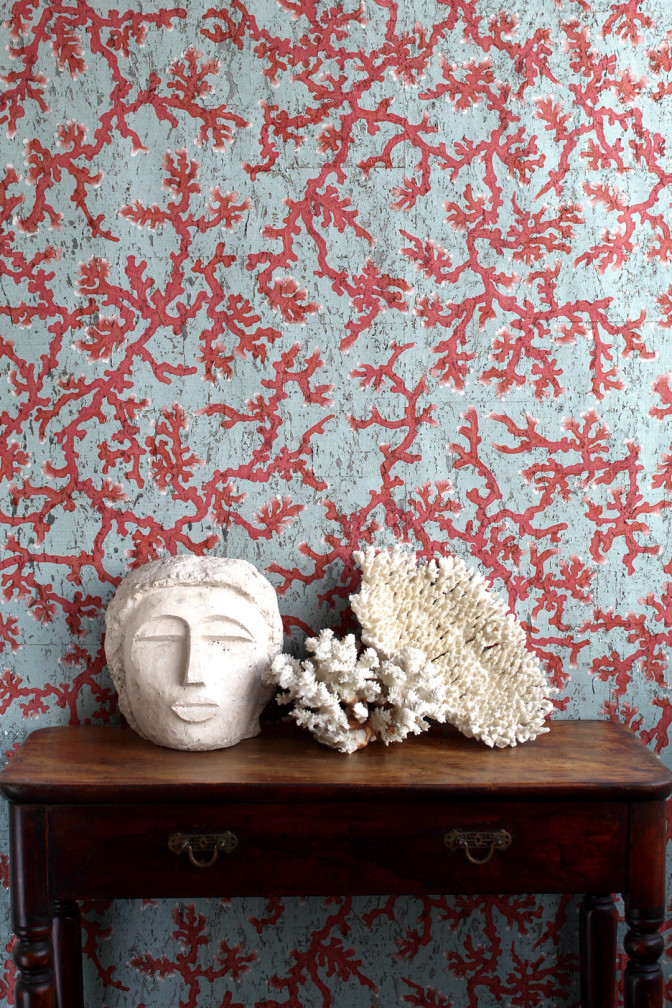 Coral Cork Wallpaper / image 2