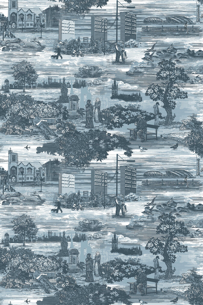 Glasgow Toile Fabric / image 1