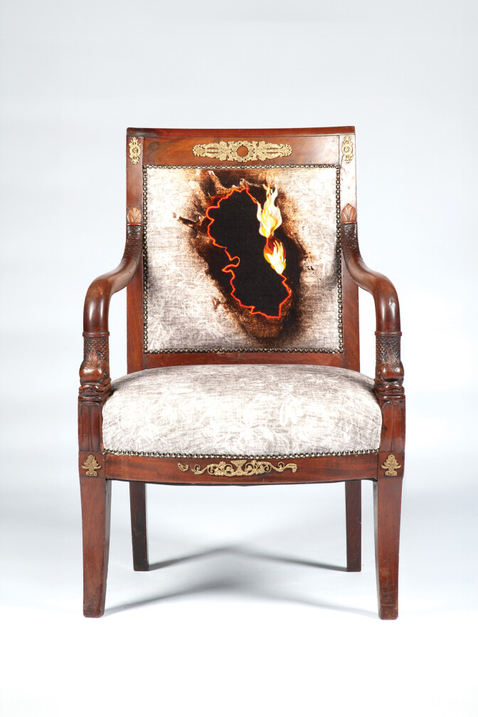 Slow Burn Gold Detail Chair / image 2
