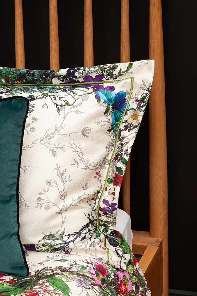 Bloomsbury Garden Dove Oxford Pillowcase Set / image 3