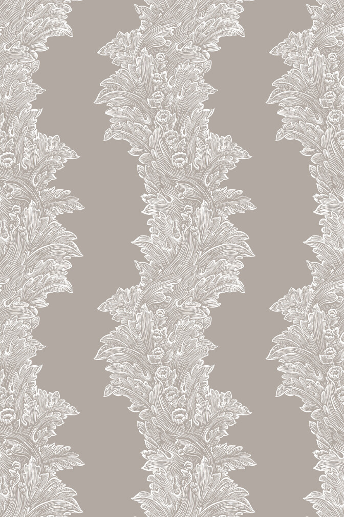 Acanthus Leaf Wallpaper