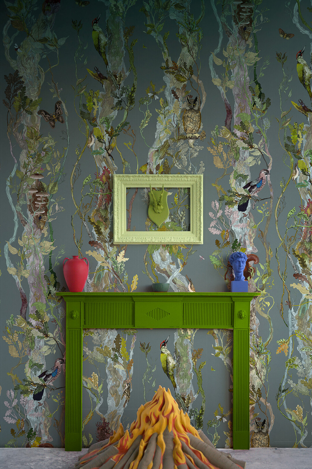 Indie Wood Wallpaper | Botanical Wallpaper | Timorous Beasties