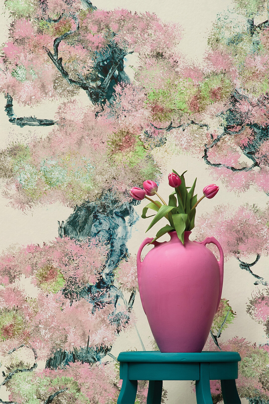 Wee Pinyin Wallpaper | Abstract Nippon Inspired Wallpaper | Timorous ...