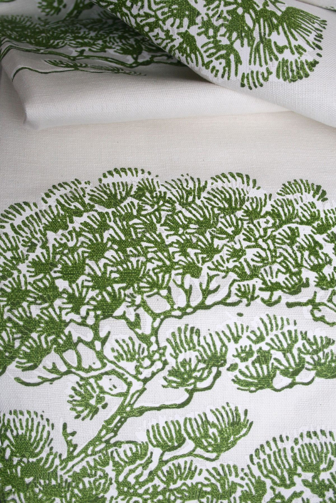 Japanese Tree Fabric | Bonsai Linen Mix Fabric | Timorous Beasties ...
