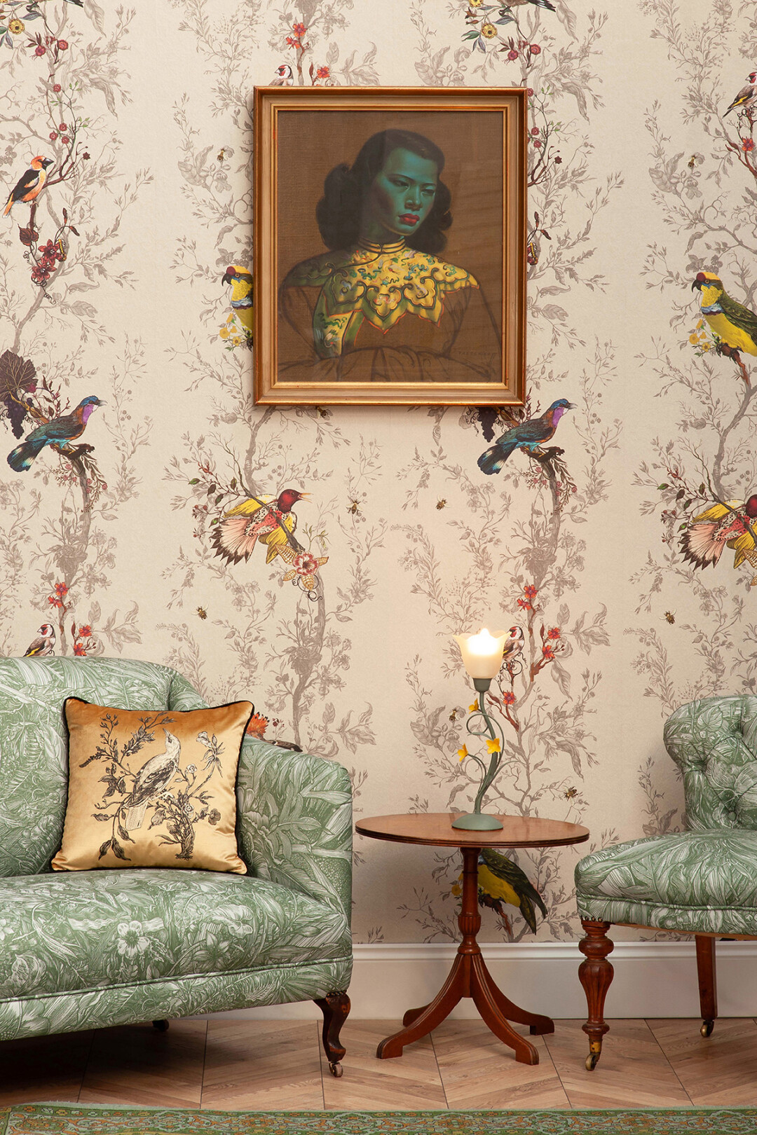 Birds N Bees Wallpaper | Ruskin Inspired Wallpaper | Timorous Beasties