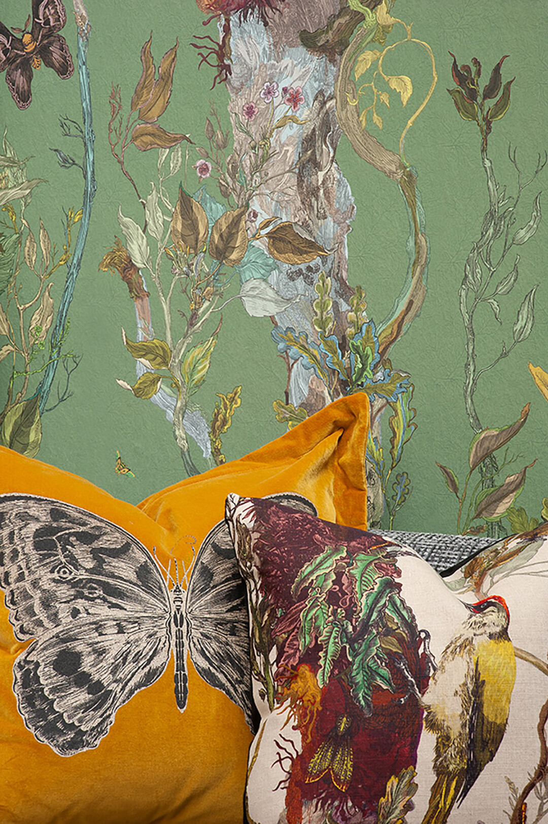 Indie Wood Wallpaper | Botanical Wallpaper | Timorous Beasties