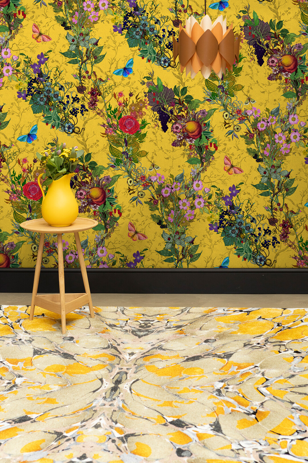 Bloomsbury Garden Wallpaper | Morris Inspired Wallpaper | Timorous Beasties